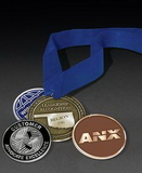 Custom Etched Zinc Medallion (3