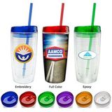Custom Full Color Insulated Tumbler (Full Color Embroidery), 3.5