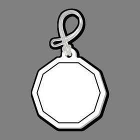 Custom Decagon Bag Tag