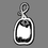 Custom Jack O`Lantern (Big Mouth) Bag Tag, Price/piece