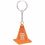 Custom Reflective Safety Cone Keytag, 1 3/4" W x 2" H x 1/16" D, Price/piece
