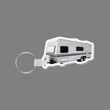 Custom Key Ring & Full Color Punch Tag - Camper Trailer Home