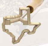 Custom Brass Texas Branding Iron, 2 1/4