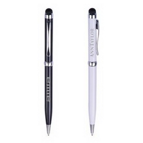 Custom Stylus Ballpoint Pen, The Kerscher Stylus & Pen, 5.625" L x 1/2" W
