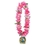 36" Big Island Floral Leis w/ a Custom Printed/Shaped PVC Medallion, Price/piece
