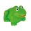 Custom Stress Green Frog, 80mm L x 80mm W x 60mm H, Price/piece