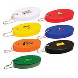 Custom Oval Soft Floater Keychain, 3.25