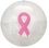 Custom 16" Inflatable Clear Beach Ball w/ Pink Ribbon Insert, Price/piece