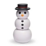 Custom Snowman w/ Top Hat Stress Reliever Squeeze Toy