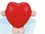 Blank Valentine Heart Figure Stress Reliever