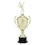 Custom Trophy w/11" Gold Metal Cup & Figure on Black Base (19"), Price/piece