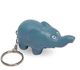 Custom Elephant Keychain Stress Reliever Toy