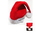 Custom Velvet Santa hat, 15 3/4" L x 12" W, Price/piece