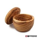 Custom Swissmar® Napoli Salt Keeper - 2.2oz Olive Wood