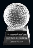 Custom Crystal Golf Award, 3