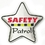 Blank Safety Patrol Pin, 1" W X 1" H, Price/piece