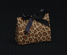 Custom Leopard Purse Style Gift Bag (4.5"x2"x3.75")