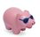 Custom Pig w/ Sunglasses Stress Reliever Squeeze Toy, Price/piece