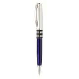 Custom Genesis Ballpoint Pen w/ Blue Barrel