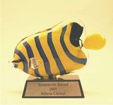 Custom Sonoma Glass Fish Award (9