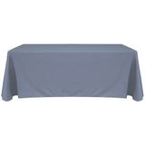 6' Blank Solid Color Polyester Table Throw - Charcoal
