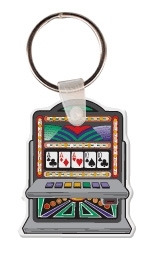 Custom Poker Machine Key Tag (Single Color)