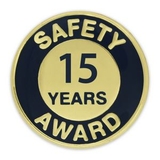 Blank Safety Award Pin - 15 Year, 3/4