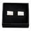 Custom Silver Plated Rectangle Cuff Links, 3/4" W X 1/2" H, Price/piece