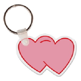Custom Hearts Symbol Key Tag