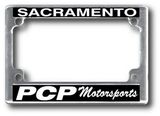 Custom Standard Motorcycle Metal License Plate Frame