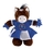 Custom Soft Plush Horse in Cheerleader Outfit 8", Price/piece
