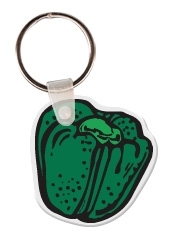 Green Pepper Key Tag