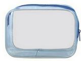 Blank Two Tone Clear Cosmetic Bag