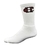 Custom Cotton Crew Sock with Knit-In Logo, Price/pair