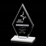 Custom Tuscany Award - Starfire/White 6 1/2
