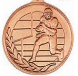 Custom 500 Series Stock Medal (Male Football Player) Gold, Silver, Bronze