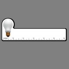 6" Ruler W/ Full Color Light Bulb