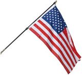 Custom Complete Flag Set with 3'x5' Nylon U.S. Flag & 6' Pole (3/4