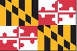 Custom Nylon Maryland State Indoor/ Outdoor Flag (2'x3')