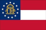 Custom Nylon Outdoor Georgia State Flag (3'x5')
