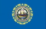 Custom Nylon New Hampshire State Indoor/ Outdoor Flag (2'x3')
