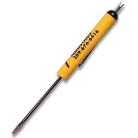 Custom MI8804 - Pocket Screwdriver - 1/8" Flat Tip Blade w/Valve Stem Top