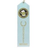 Blank Honorable Mention Stock Satin Ribbon W/2