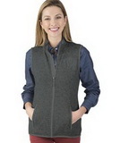 Custom Women's Pacific Heathered Fleece Vest