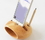 Custom Wooden Phone Sound Stand Holder, 4.3" L x 3.9" W x 1.6" H, Price/piece