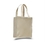 Custom Canvas Gusset Shopping Tote Bag, 10.5" W x 14" H x 5" D, Price/piece