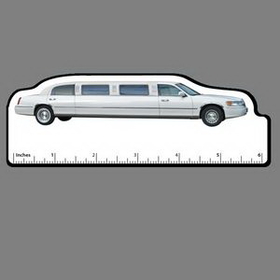 Custom 6" Ruler W/ Full Color Lincoln Stretch Limousine