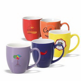 Coffee mug, 15 oz. Two Tone Ceramic Mug, Personalised Mug, Custom Mug, Advertising Mug, 4.25" H x 3.75" Diameter x 2.25" Diameter