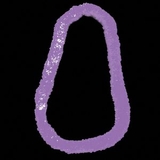Blank Purple Plastic Leis (1