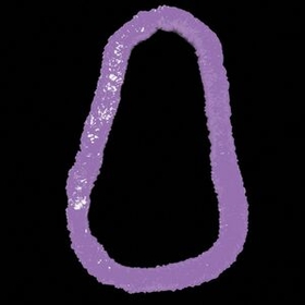 Blank Purple Plastic Leis (1"X34")